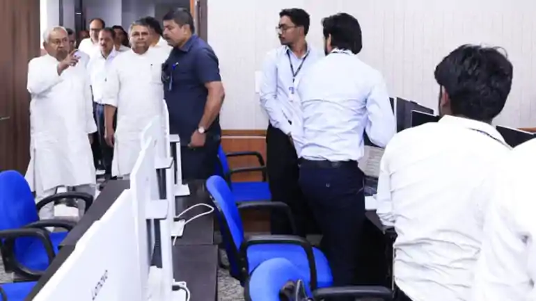 Nitish Kumar at Valmi Campus Patna 