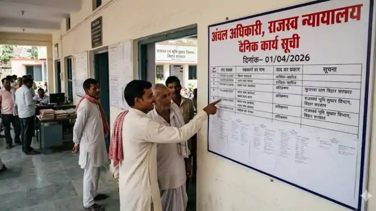 बिहार राजस्व विभाग नोटिस - अंचल अधिकारी दैनिक कार्य सूची (Ca