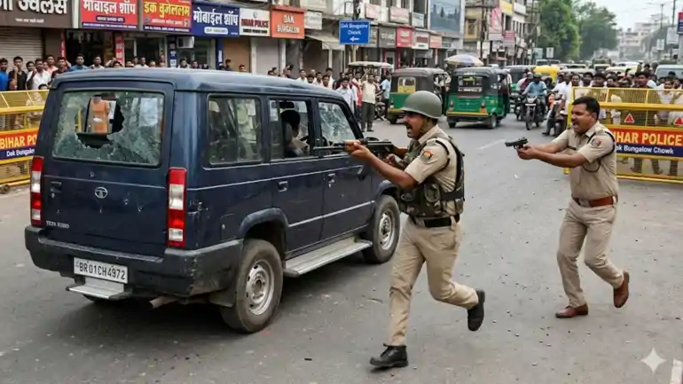 Patna Police takes strong action Mega chase