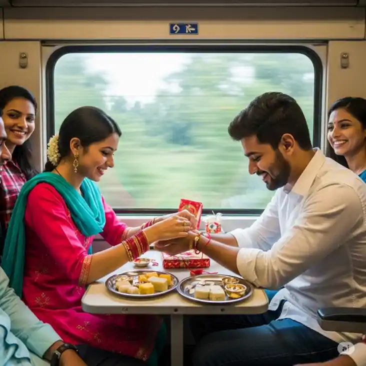 Rakhi Special train - इस साल रक्षा बंधन में बहनों के हाथों र
