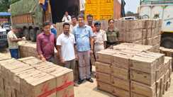भोजपुर में शराब तस्करों के खिलाफ मद्यनिषेध विभाग की बड़ी कार्रवाई : 1 करोड़ का विदेशी शराब जब्त, 2 तस्कर गिरफ्तार