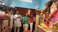 Bihar Minister Shravan Kumar Offers Prayers Targets Opposition
