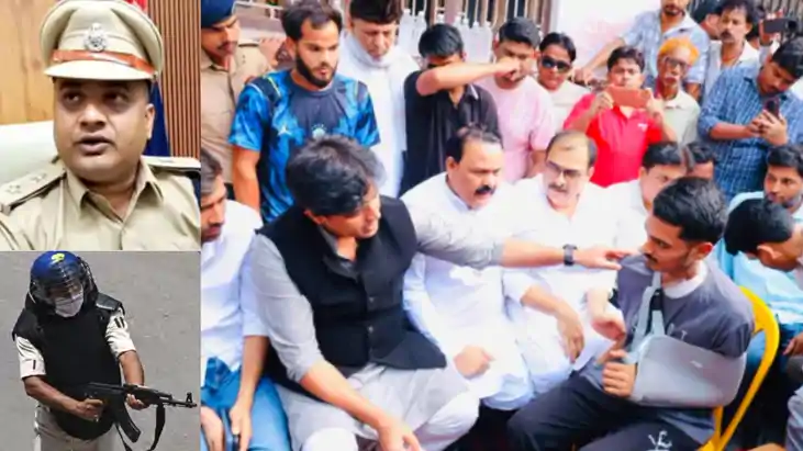 siwan ak 47 firing case congress imran pratapgarhi met injur