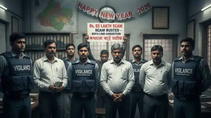 नए साल पर भ्रष्टाचार पर बड़ी स्ट्राइक : मुआवजे की राशि डकारन