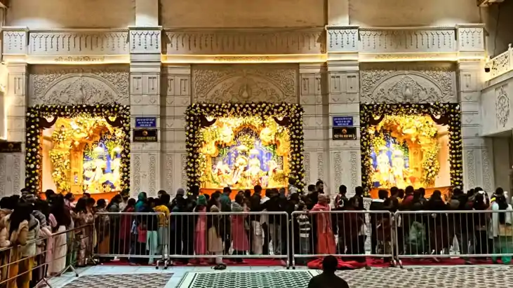 Bihar News : नए साल पर इस्कॉन पटना में आस्था का उमड़ा सैलाब, 