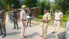 विधि-व्यवस्था दुरुस्त करने सड़क पर उतरे एसपी, चेकपोस्टों का औचक निरीक्षण कर दिए सख्त निर्देश