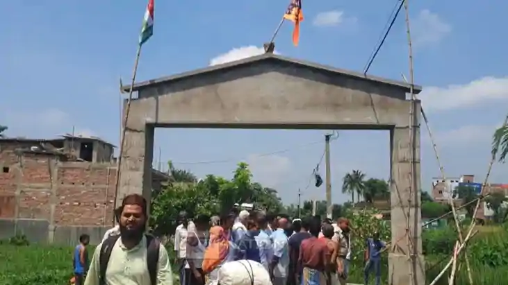 Uprooting of religious flag Uprooting of religious flag