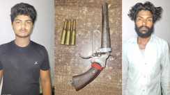Bihar Crime : जमुई पुलिस ने जॉइंट ऑपरेशन में दो अपराधियों को किया गिरफ्तार, हथियार और जिंदा कारतूस किया बरामद