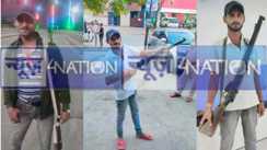  In Patna even government weapons are being flaunted by private drivers