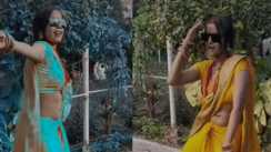 Woman Steals Spotlight with Dance at New Year Park Stage