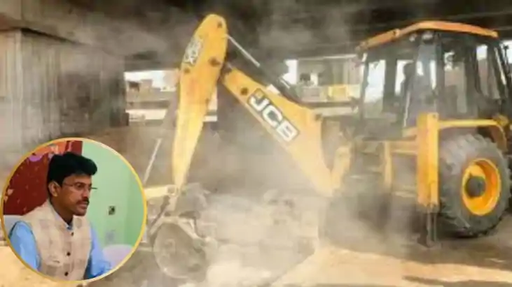Bulldozer Action on Encroachment in Patna 