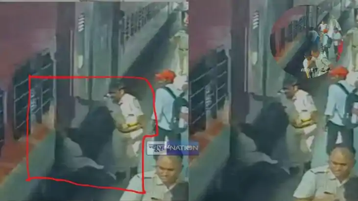 RPF jawan saved the life of a woman constable RPF jawan saved the life of a woman constable