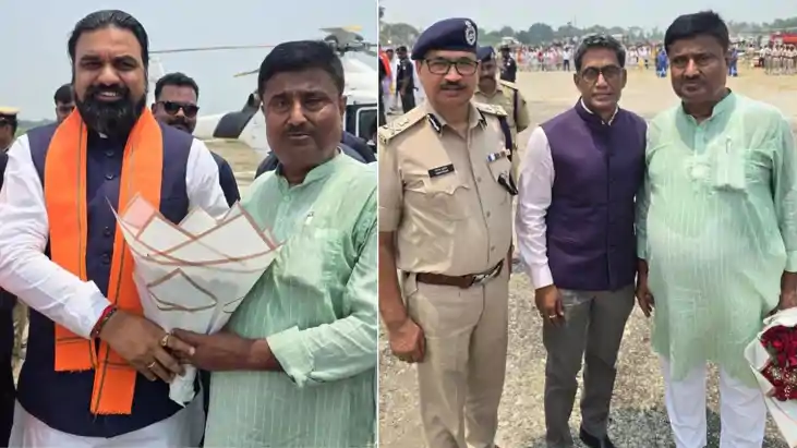 मुजफ्फरपुर में सीएम सम्राट का भव्य स्वागत, कांटी विधायक अजीत