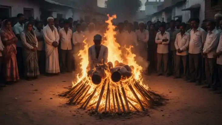 Death of father and son: बाप का जनाजा उठने से पहले बेटे की न