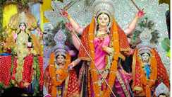 Maa Durga will depart riding on a palanquin