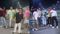 Tejashwi Yadav danced  on Marine Drive 