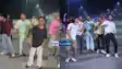 Tejashwi Yadav danced  on Marine Drive 
