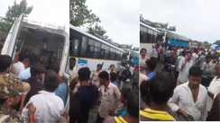 Bihar Road Accident : मुजफ्फरपुर-सीतामढ़ी मार्ग पर दो बसों के बीच हुई भीषण टक्कर, चालक की मौके पर हुई मौत, तीन यात्री हुए जख्मी 