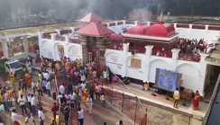 High Alert at Thawe Temple Tight Security Amid Threat Fears