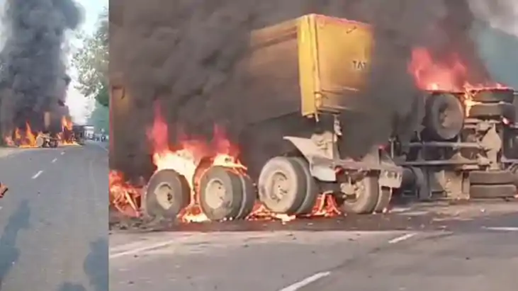 Horrific road accident in Navgachhia