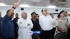 CM Nitish in disaster management departmen