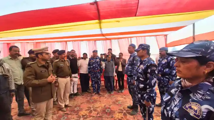 Bihar News : मोतिहारी में निर्माणाधीन विराट रामायण मंदिर की 