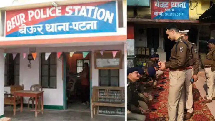 सिटी एसपी ने बेउर थाने में पुलिसकर्मियों की लगाई पाठशाला, छा