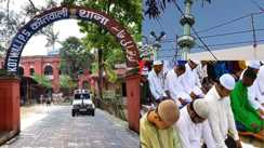 कोतवाली थाना परिसर में नमाज 