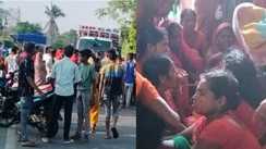 जमीन विवाद में घायल युवक की इलाज के दौरान मौत, शव को सड़क पर रख परिजनों ने किया चक्काजाम