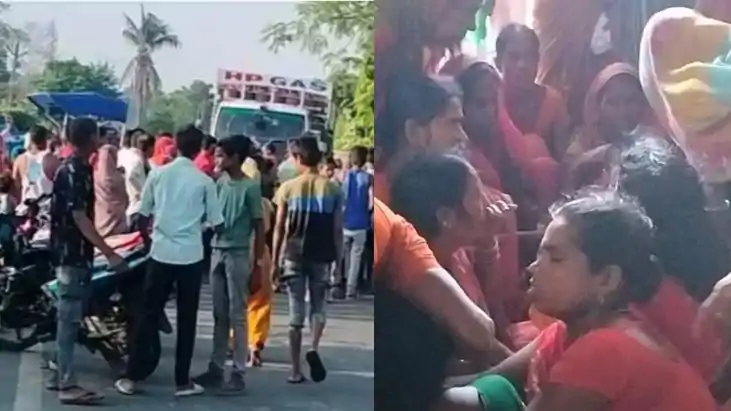 जमीन विवाद में घायल युवक की इलाज के दौरान मौत, शव को सड़क पर