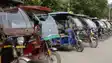 E-Rickshaw Switched Off 