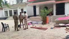 Motihari Police Conducts Raid in UP Destroys Liquor Mafia House