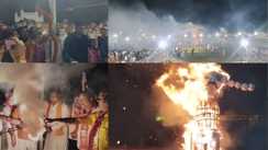पटना में बरसात ने रावण-वध पर डाला पर्दा,  मुंगेर-बांका में गूंजा जय श्रीराम, आतिशबाज़ी, अरदास और उत्सव से रोशन हुई असत्य पर सत्य की फतह