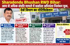 Sharadendu Bhushan RWD Bihar Engineer Suspension Revoked