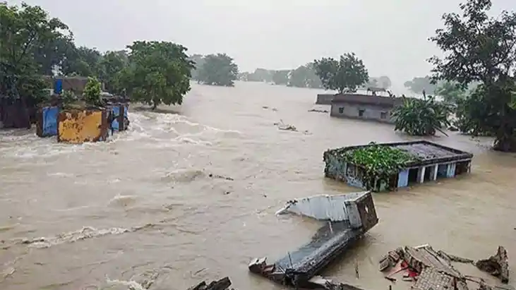 Bihar Flood Fury Rivers Swell Six Districts Face Severe Cris