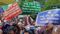 Urdu and Bengali TET candidates protest