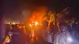 Two Trucks Catch Fire After Fierce Collision in Motihari