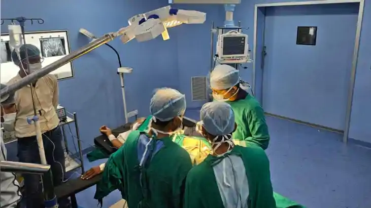 First Hip Replacement at Chhapra Sadar Hospital Surgery Free