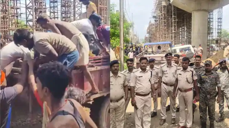 Khagaria Liquor Laden Tractor Triggers Loot Police Seize It