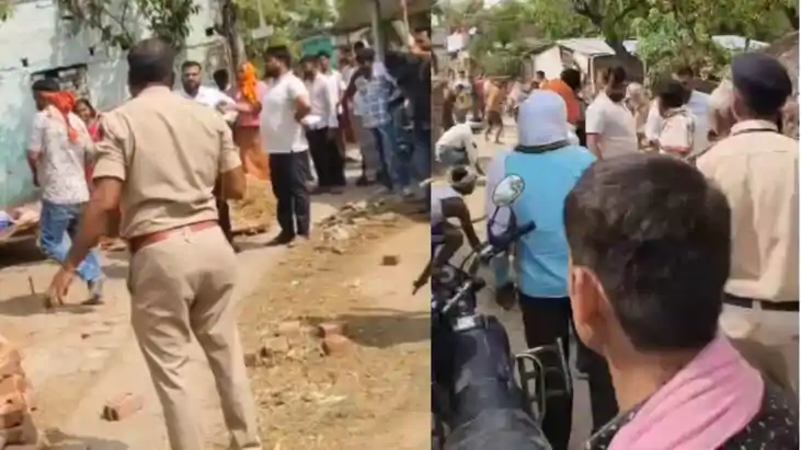 वैशाली में जमीन विवाद: CO के सामने चले ईंट-पत्थर, 15 घायल, ज