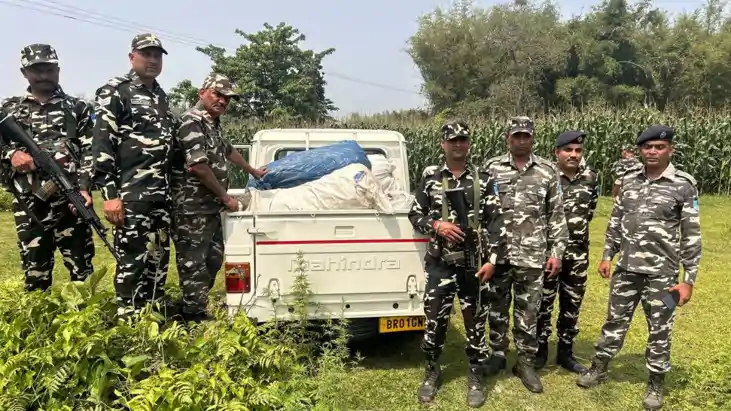 बिहार-नेपाल बॉर्डर पर SSB का 'सर्जिकल स्ट्राइक': भारी मात्रा
