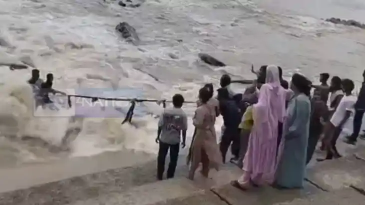 Three Youths Rescued After Selfie Mishap at Indrapuri Barrag