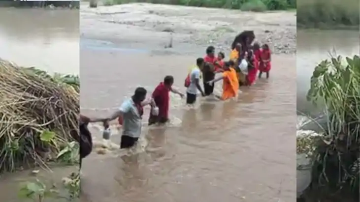 Bihar Flood 11 Pilgrims Rescued as Floodwaters Trigger Chaos