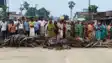 Villagers Block Road Over Damaged Power Lines in Nawada