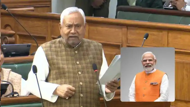 नीतीश का सदन में मोदी-वंदन