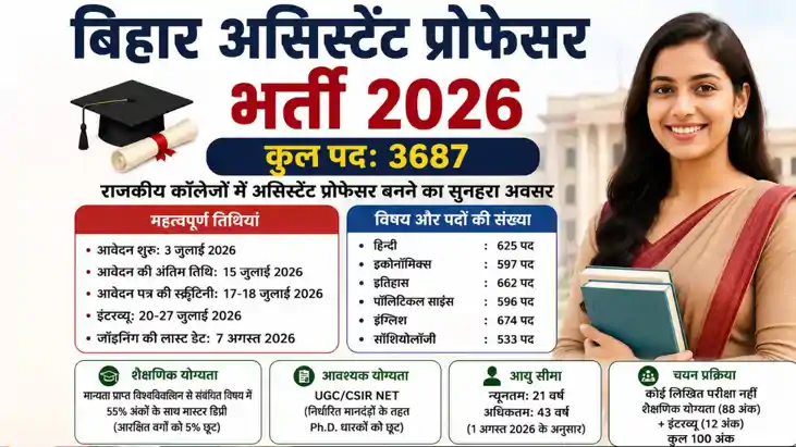 Bihar Assistant Professor Recruitment 