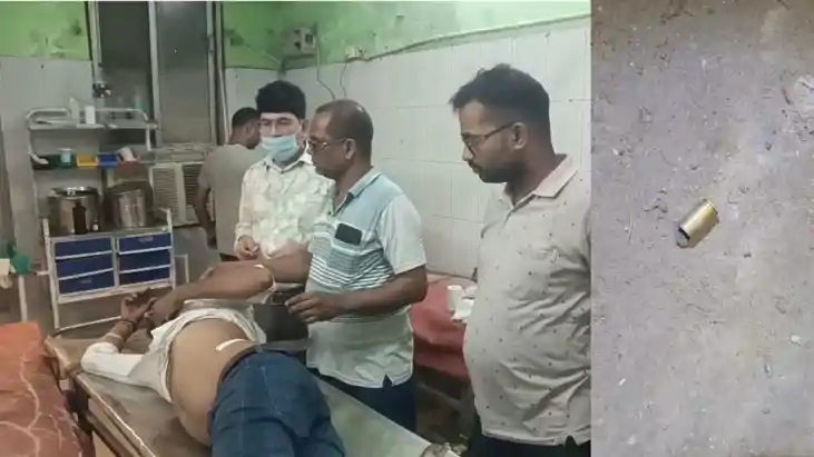 भूमि विवाद में अंधाधुंध गोलीबारी : महिला समेत 4 घायल, गोली क