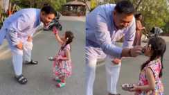 Tejashwi Yadav Plays Holi with Daughter Katyayani 