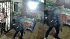Denied free liquor criminals resort to gunfire CCTV footage shows criminals on the loose