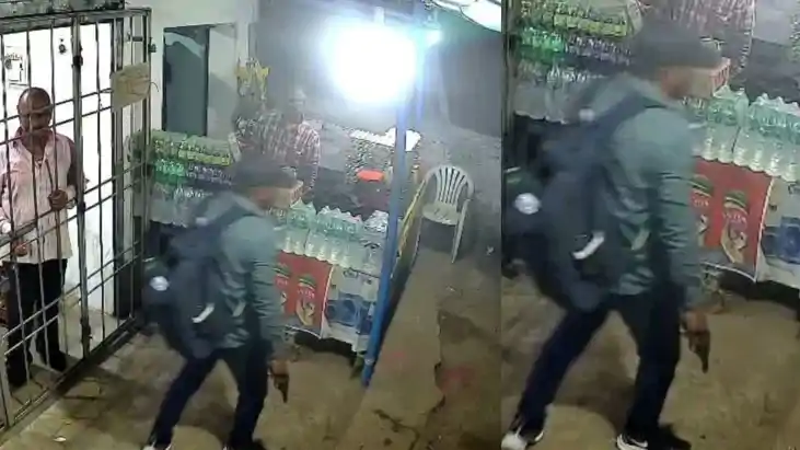 Denied free liquor criminals resort to gunfire CCTV footage 